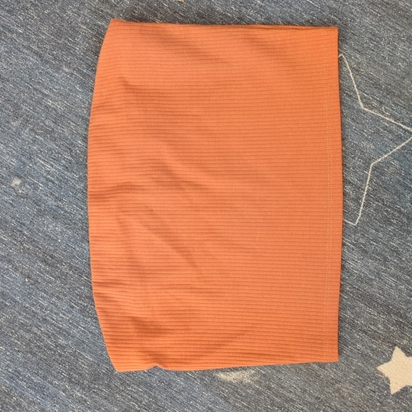 NWT Madewell Crop Tube Top in Sleekhold Brown - Picture 6 of 7